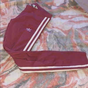 Three stripe adidas leggings
